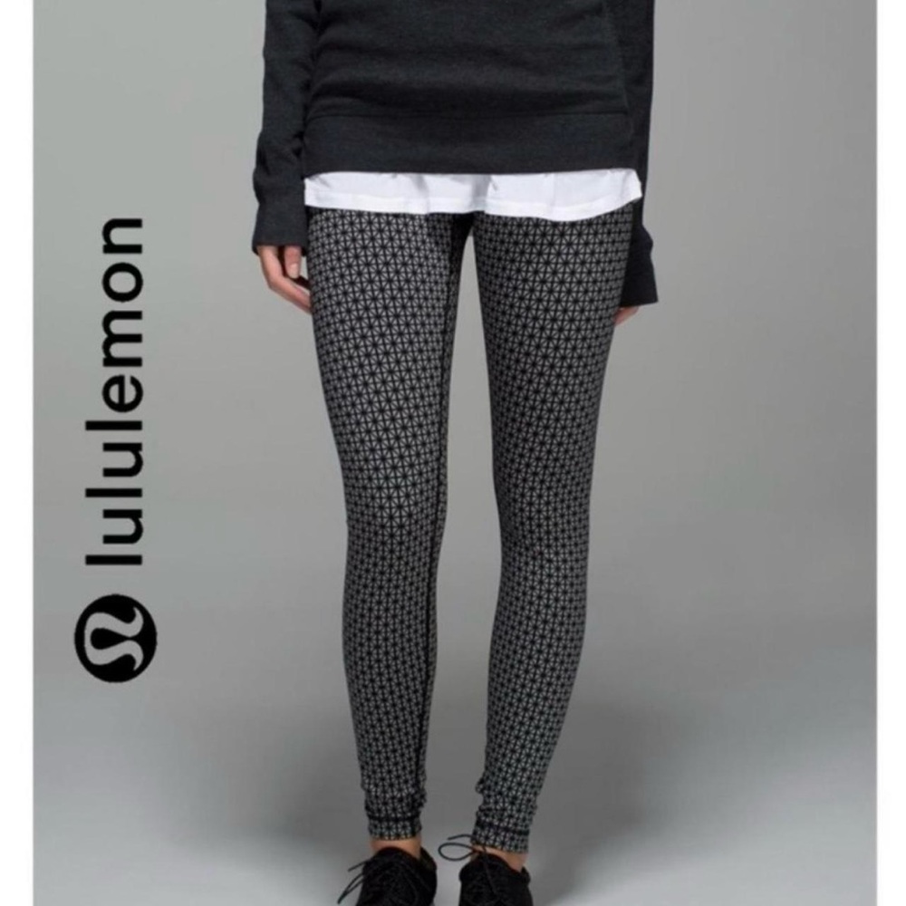 Lululemon Wunder Under Geometric Leggings